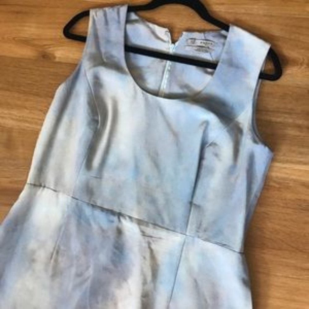 PORTS 1961 stunning sky  watercolor dress size 10